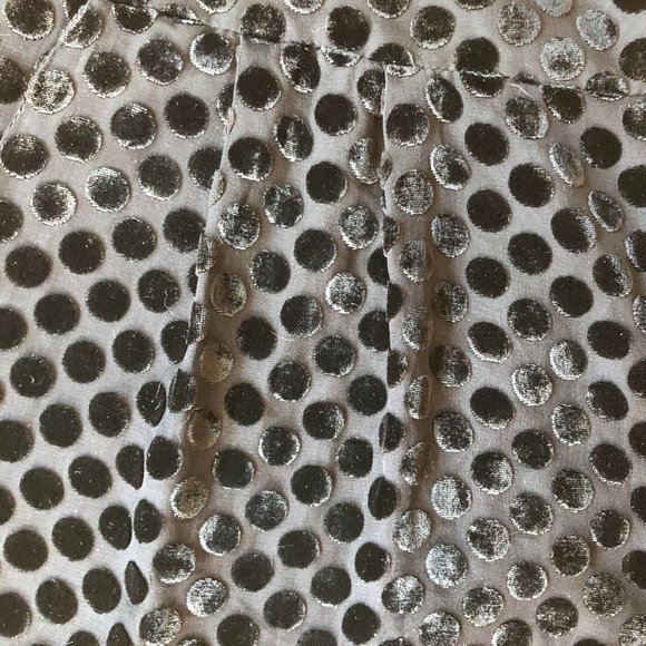 Nanette Lepore Black Burnout Velvet Dot Shorts - Picture 5 of 5